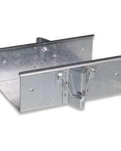 Trough coupler f/MaleChain f/standing suspended trough